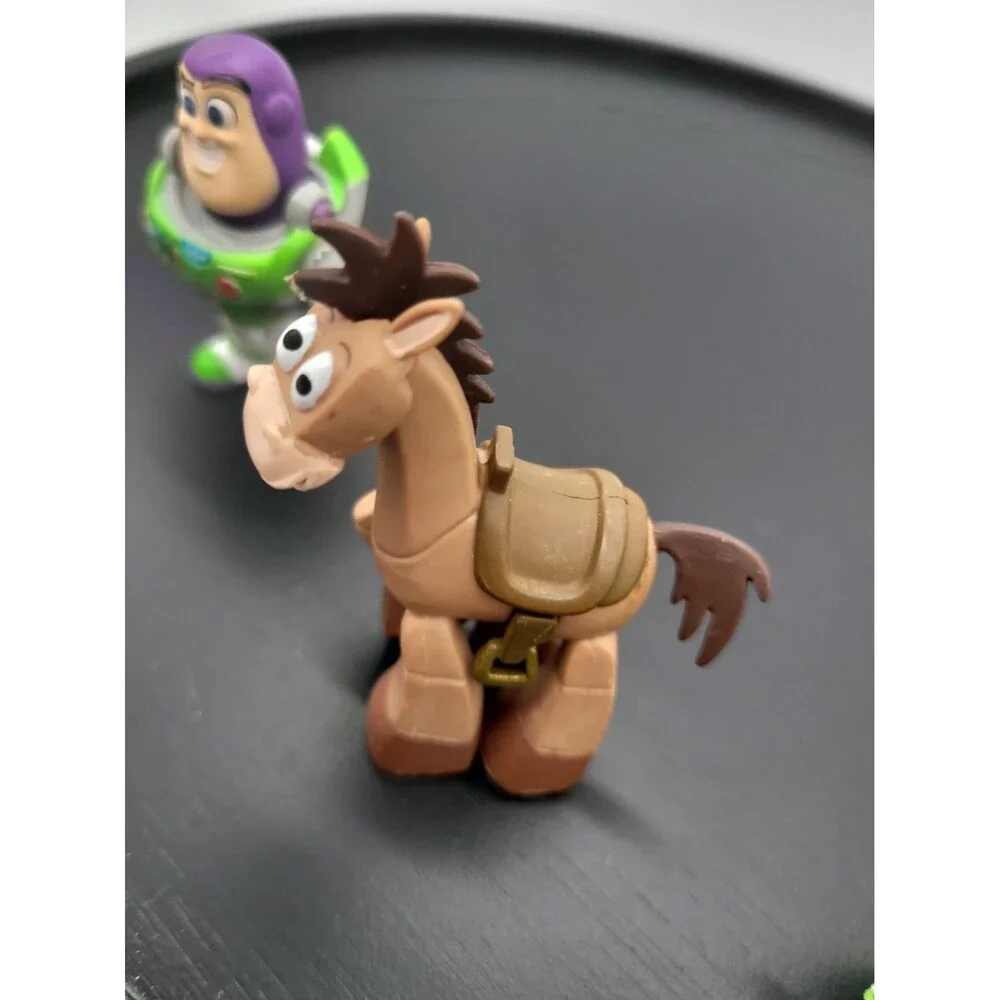 Disney Pixar Toy Story Mini PVC Figures Lot Of 4 Bullseye  Alien Buzz Cake Toppe